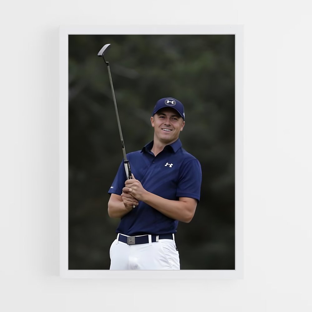 Poster Jordan spieth maîtrise – affiche Golf (vue 3)